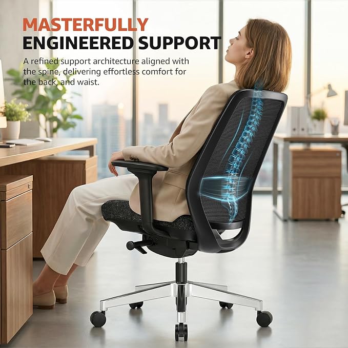 ErgoSift M2 Ergonomic Office Chair High Back Mesh Computer Desk Chair