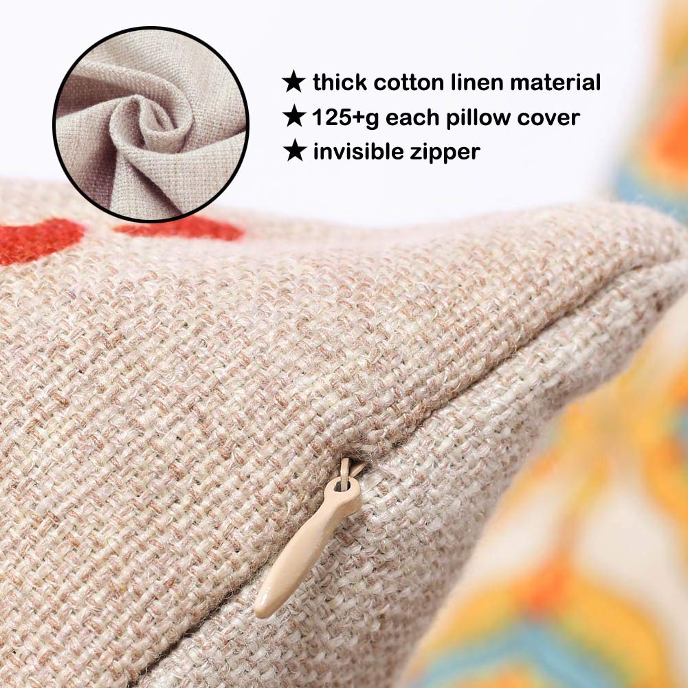 TRENDIN Christmas Pillow Cover 12x20 inches Believe in the Magic of Christmas Linen Rectangle Throw Pillow Cover for Sofa Couch Red PL953TR