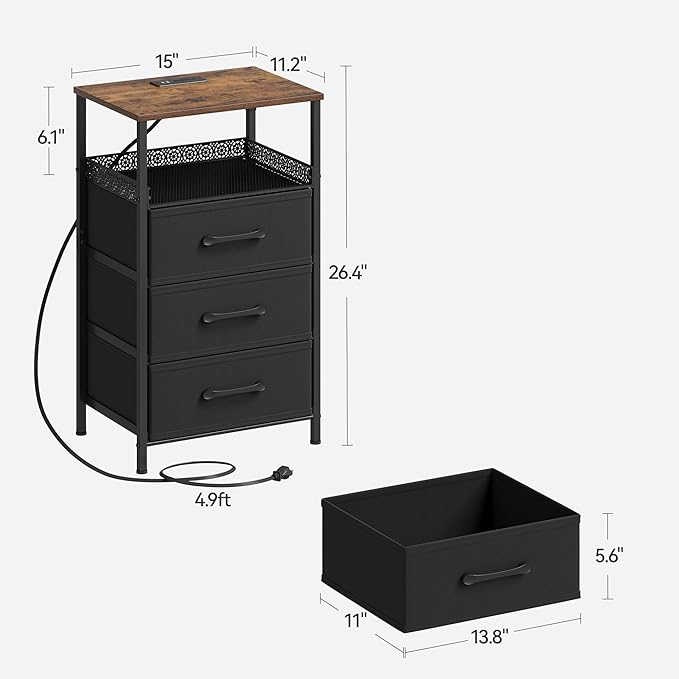 JARHETUN Night Stand Set 2