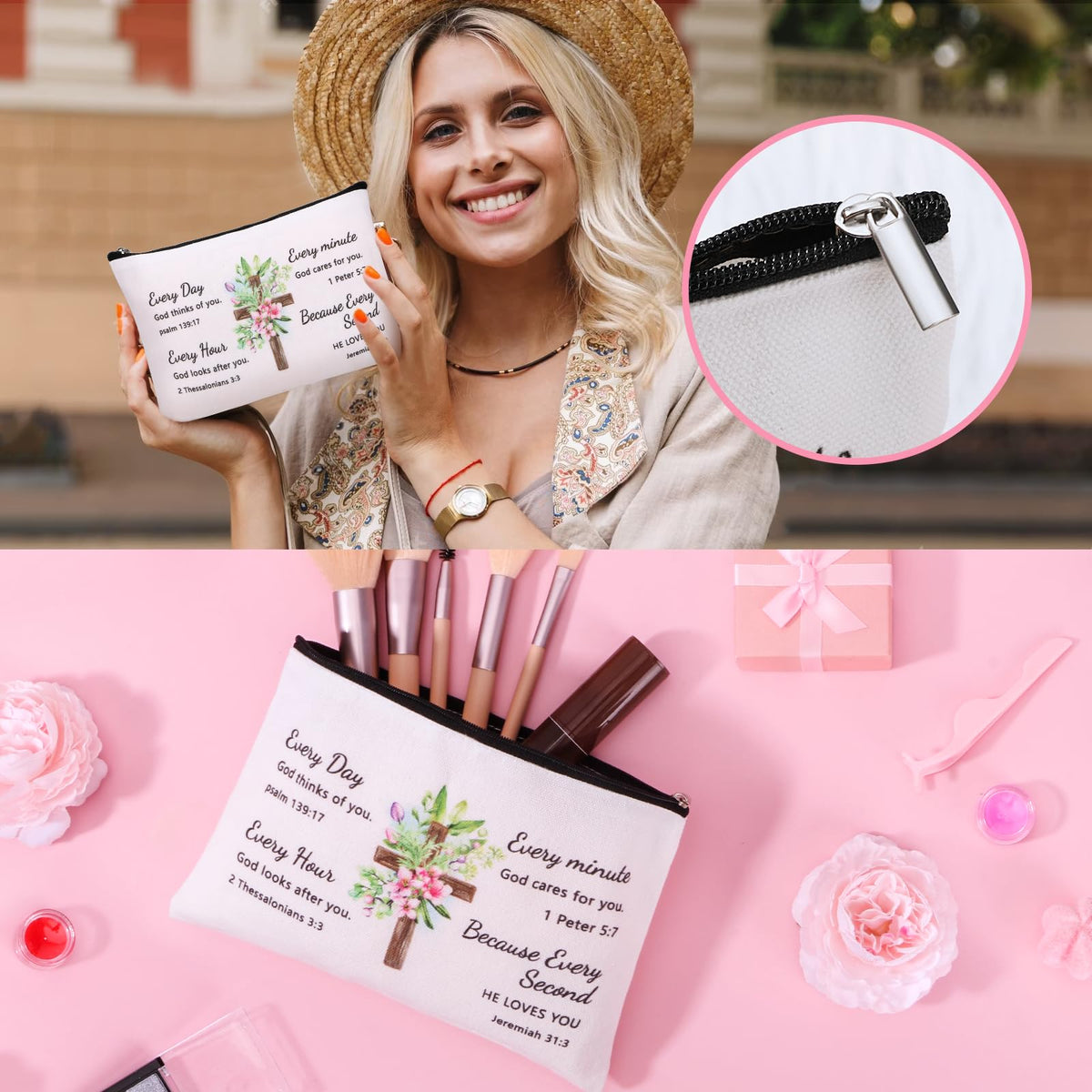 Christian Gifts for Women Faith - Inspirational Religious Catholic Gifts, Spiritual Birthday Gift for Women Mom Best Friend Sister Wife, Christmas Presents for Aunt Girlfriend w/Tumbler Gift Box