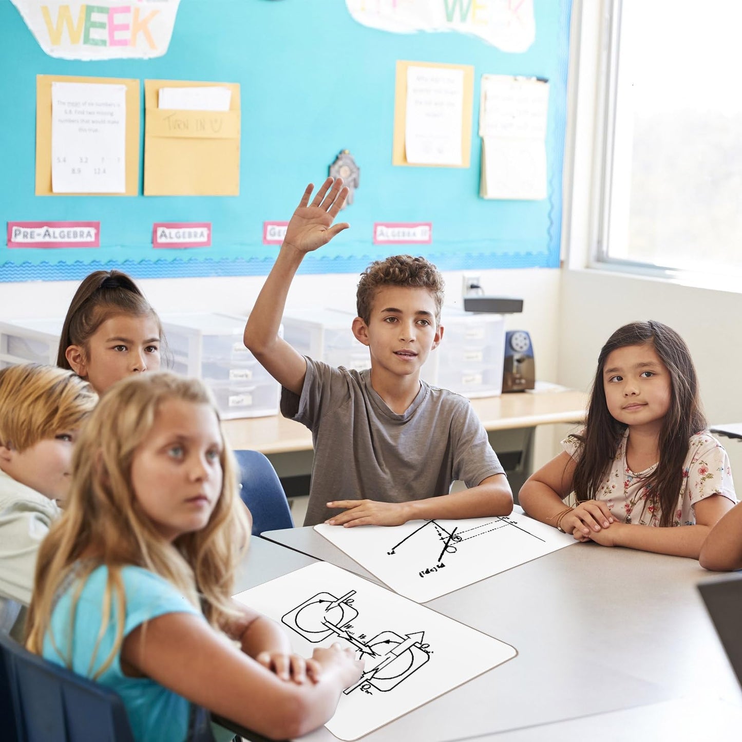 COYMOS 26 Pack Small Dry Erase Boards Classroom Pack 12 x 9 Inch Double Sided Mini White Boards Dry Erase LapBoards for Teacher Supplies with 26 Erasers and 26 Markers