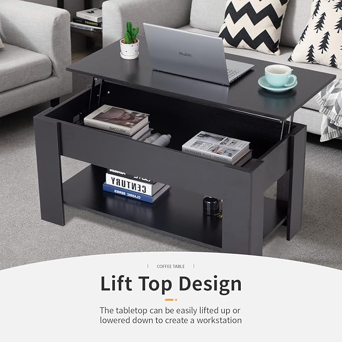 FDW 39.4" Lift Top Coffee Table