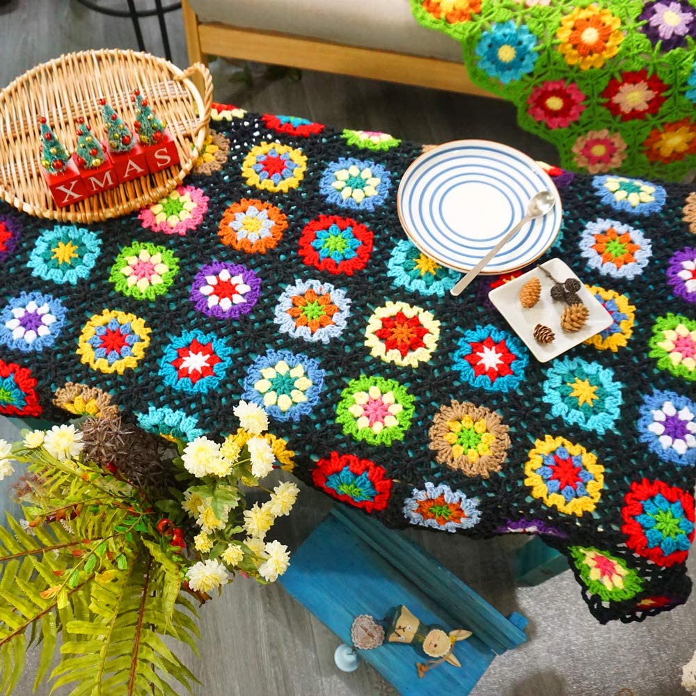 Handmade Soft Lap Blanket for Couch & Travel, Lightweight Cozy Small Blanket 47" x23", Plush Flannel Blanket for Office, Sofa, Kids & Gift
