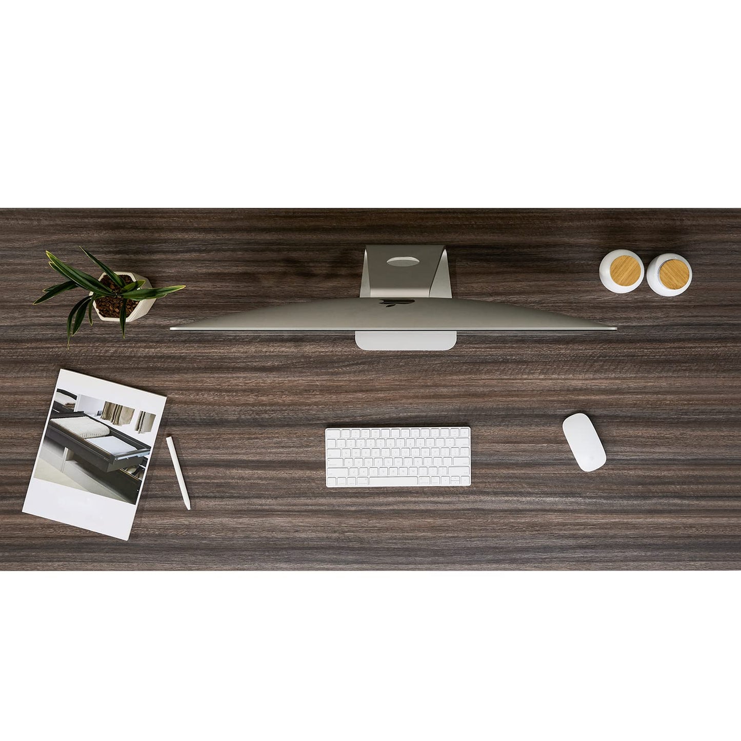 Kaboon 36x24 inches Tabletop, Solid One-Piece Desktop for Sit Stand Desk, Double Desks, L Desk DIY,Wood Countertop Home or Commercial Use,1 inch Thick, Eucalyptus