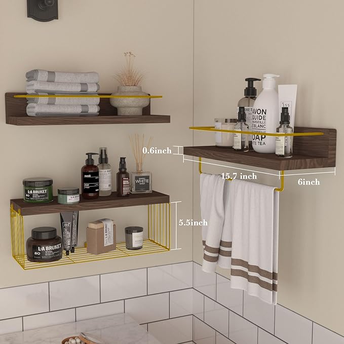PopiShelves Bathroom Shelves Over Toilet