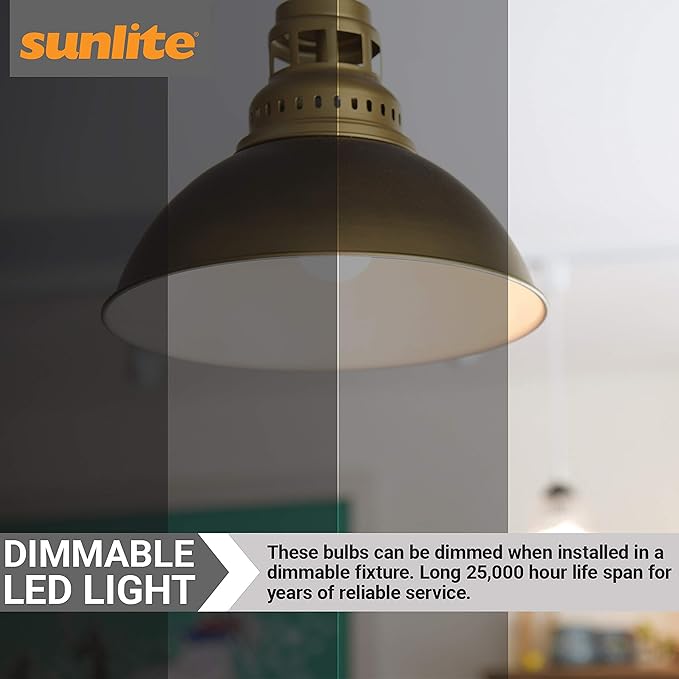 Sunlite LED R14 Mini Flood Light Bulbs, 4 Watts, 250 Lumens, Intermediate Base