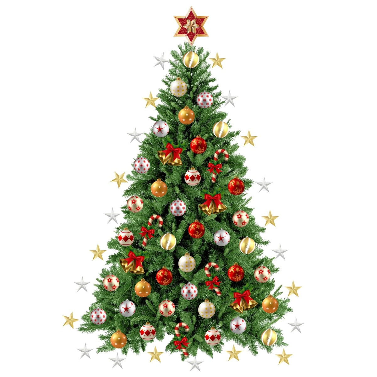 TOARTI Merry Christmas Wall Sticker DIY Christmas Trees Wall Decal for Living Room Bedroom Wall Decoration Xmas Holiday Party Supplies Xmas Trees Sticker