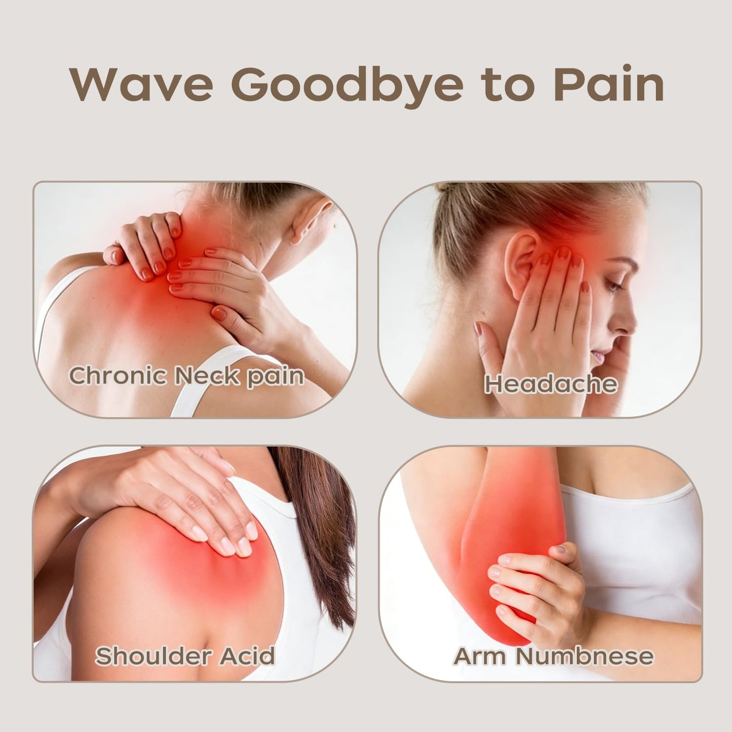Wave Support Cooling Pillow for Neck & Back Pain Relief, Odorless Ergonomic Butterfly Memory Foam Pillows, Orthopedic Bed Pillow for Side Back Stomach Sleeper， Help to relieve pain and improve sleep
