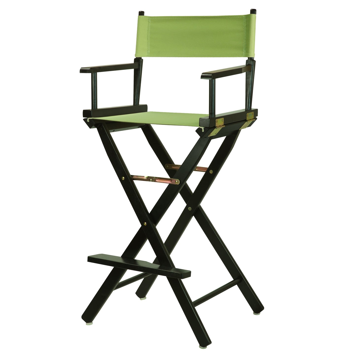 30" Director's Chair Black Frame-Lime Green Canvas