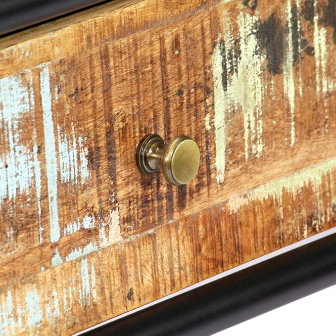 Console Table 46.5"x11.8"x29.5" Solid Reclaimed Wood, End Tables, Accent Tables