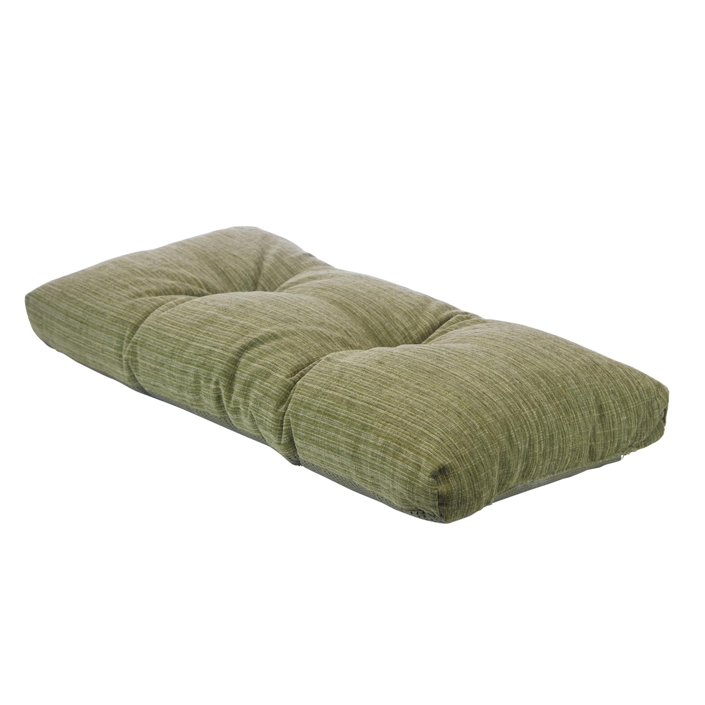Klear Vu The Gripper Non-Slip Tufted Bench Cushion for Indoor Furniture, Assembled in USA, Entryway Storage, Bay Window, Corner Nook or Piano Seat, 30 Inches, Chenille Green