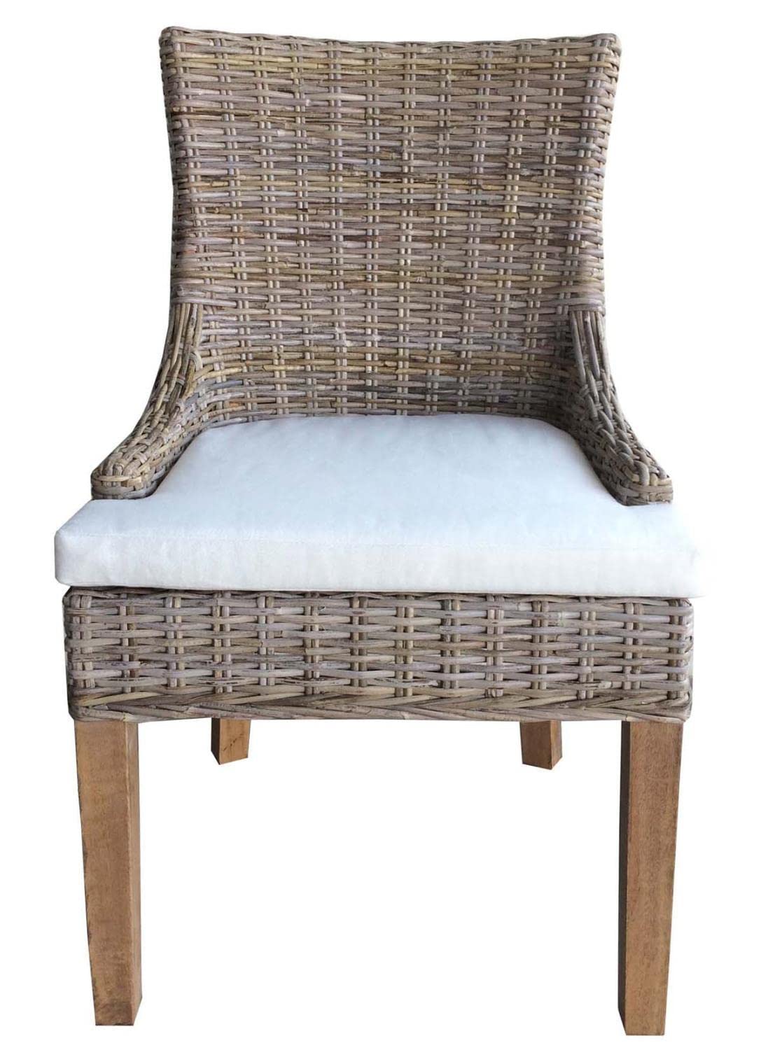 Padma's Plantation Alfresco Dining Chair, Set of 2 Kubu Grey