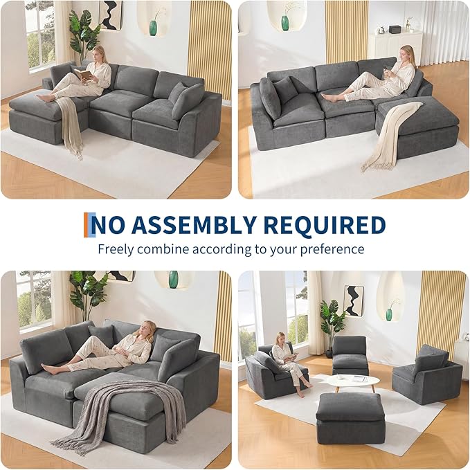 Garvee Modular Sectional Sofa, Sectional Couches