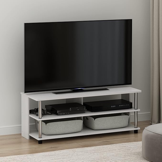 Furinno Sully 3-Tier Stand for TV up to 48 Inch
