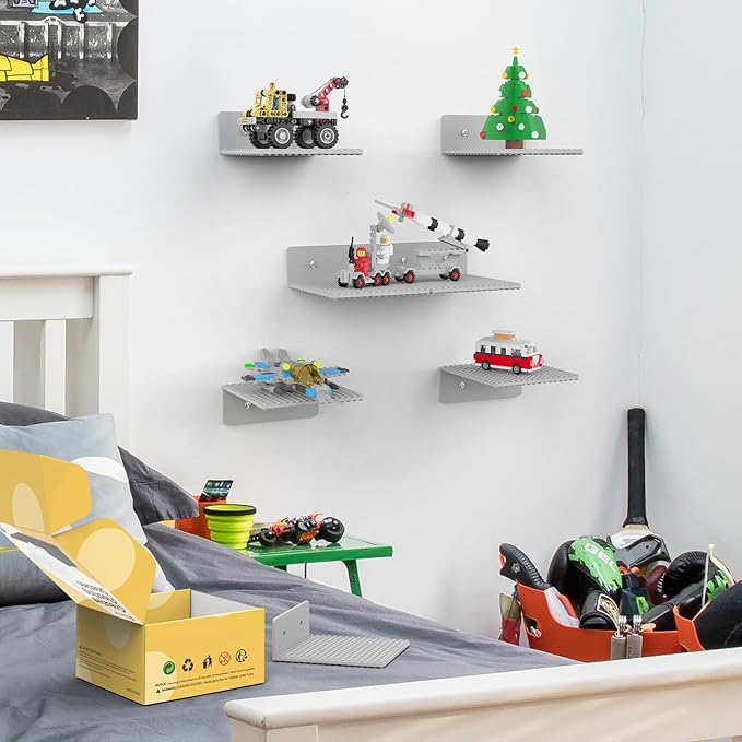 BlissBox 6-Pack Floating Display Shelves