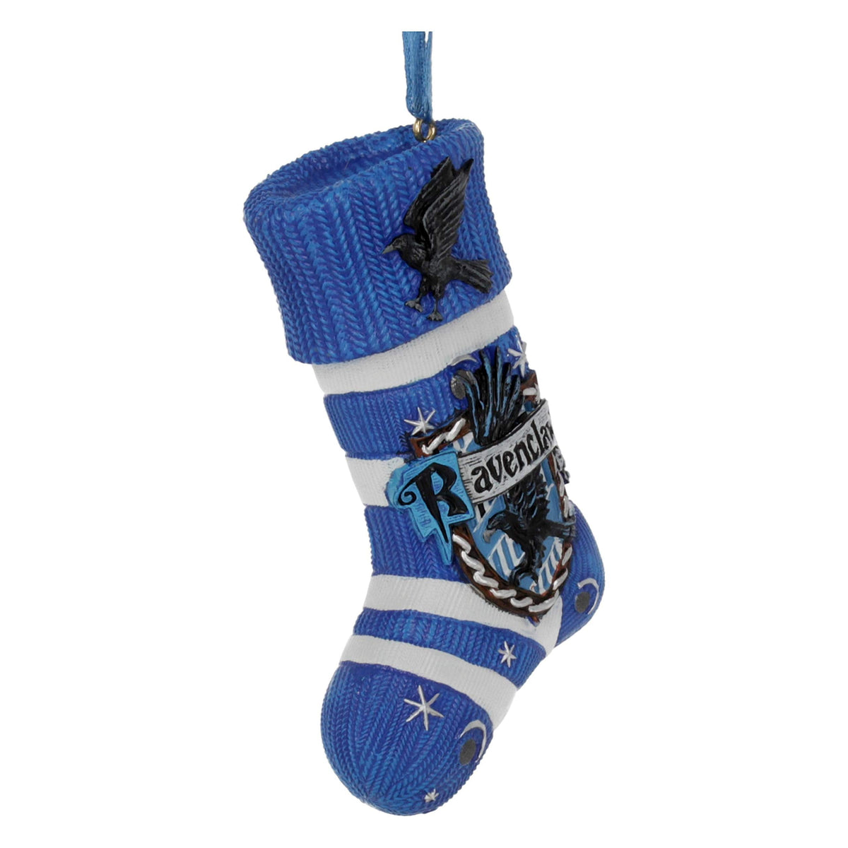 Nemesis Now Officially Licensed Harry Potter Ravenclaw Stocking Hanging Ornament, Blue
