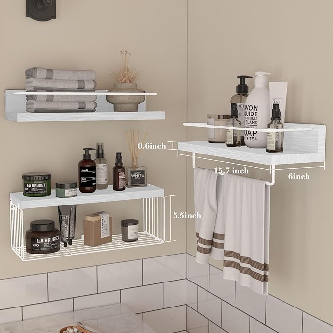 PopiShelves Bathroom Shelves Over Toilet