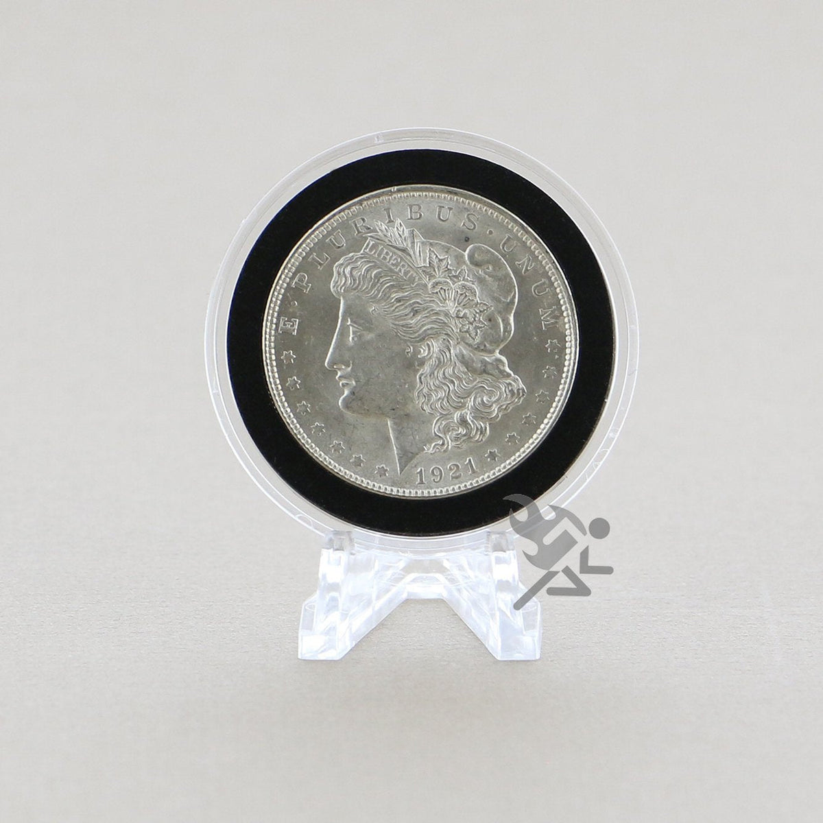 OnFireGuy Clear Display Stand Easel for Holder Coin Capsules Challenge Medals Casino Chips, 10 Pack