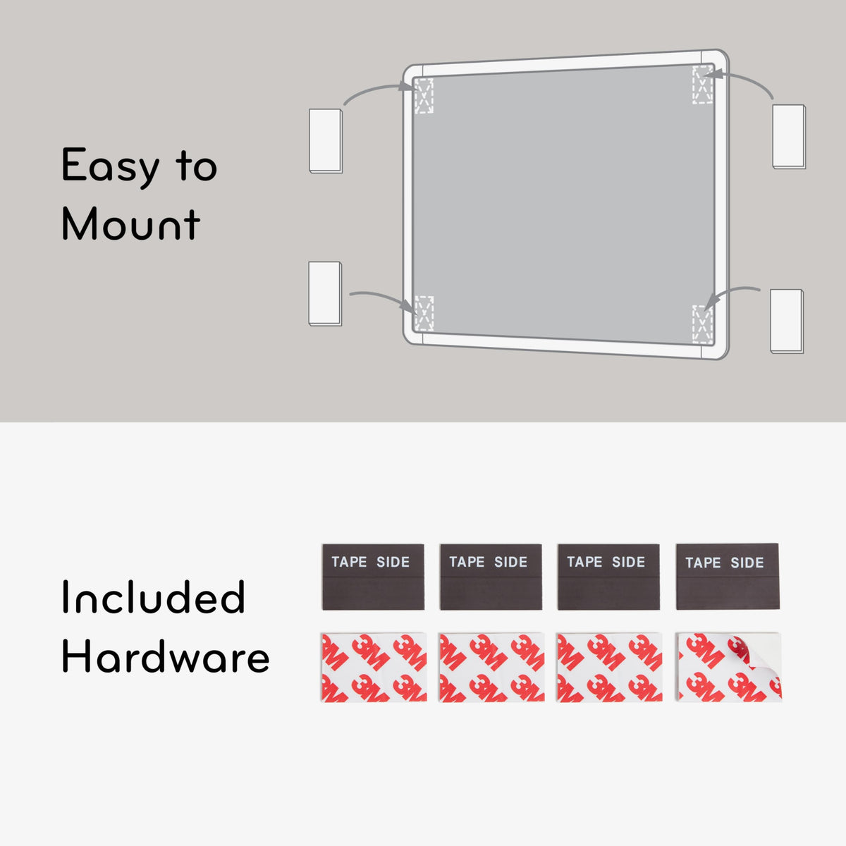 U Brands Contempo Magnetic Dry Erase Board White Board Bundle, 8.5" x 11", White Modern Frame, Includes 4 Boards, 16 Markers and 4 Magnets