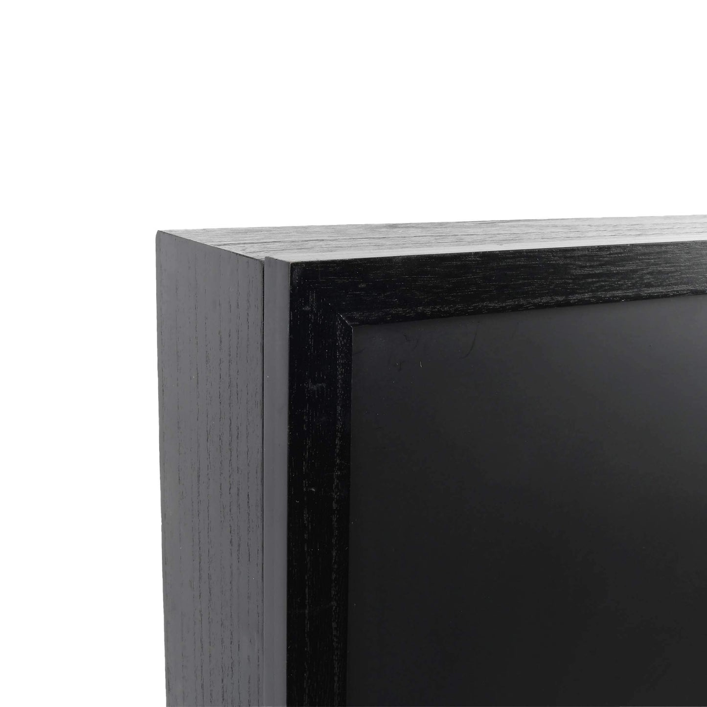 Prinz Work From Home Wall-Mounted Desk, Black Folding With Chalkboard Front, Space-Saving Floating Design, Ready to Hang, Interior Shelves, 36 x 24 x 5 Inches