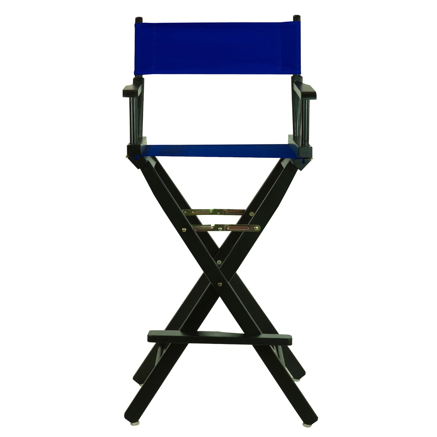 Casual Home 30" Director's Chair Black Frame-with Royal Blue Canvas, Bar Height