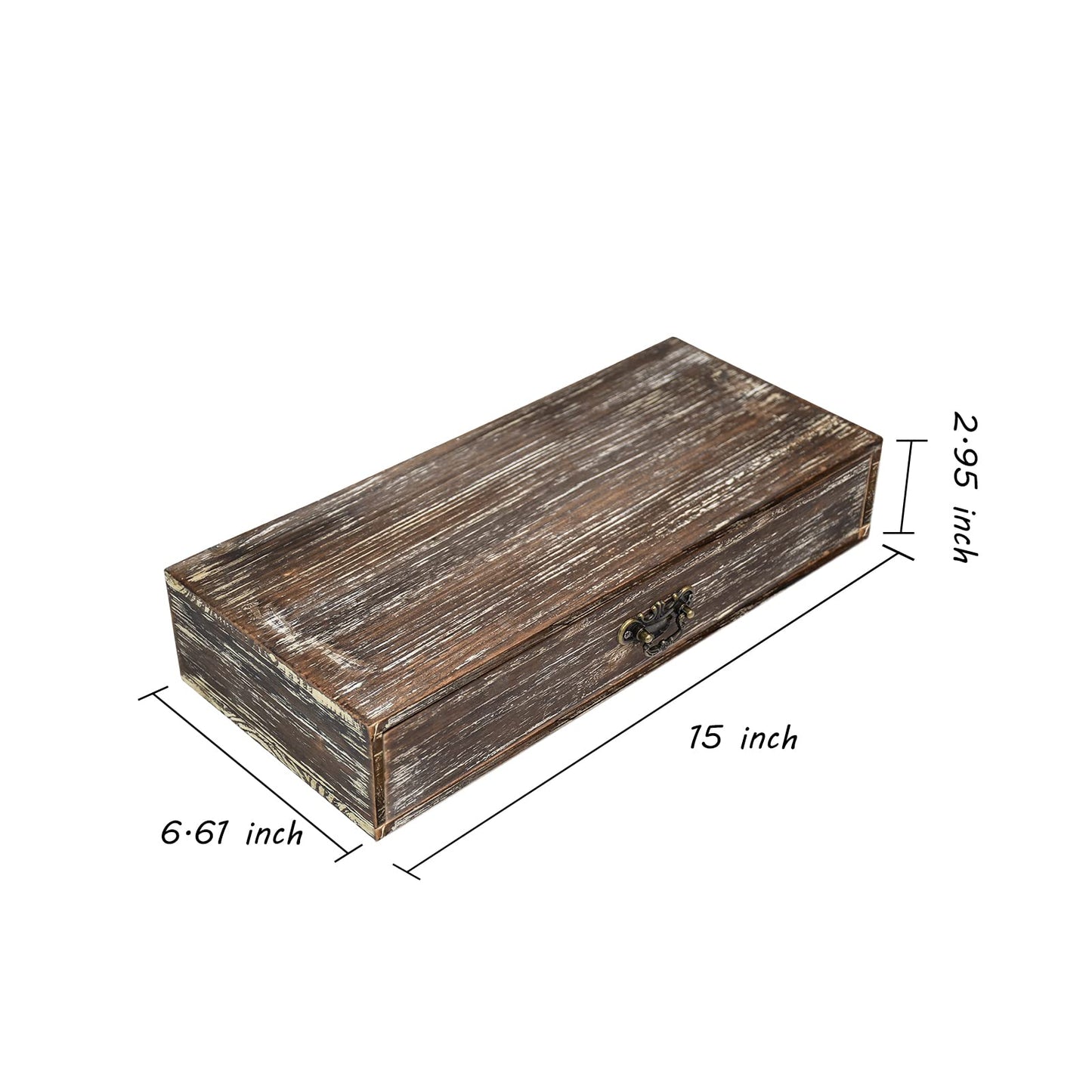 Wooden Drawers Organizer Soild Farmhouse Style RetroDesktop Drawer Storage Box Organizer With Drawers, Office Organization for Countertop Table To Store Mail, Phone, Suppliers, Glasses (Retro)