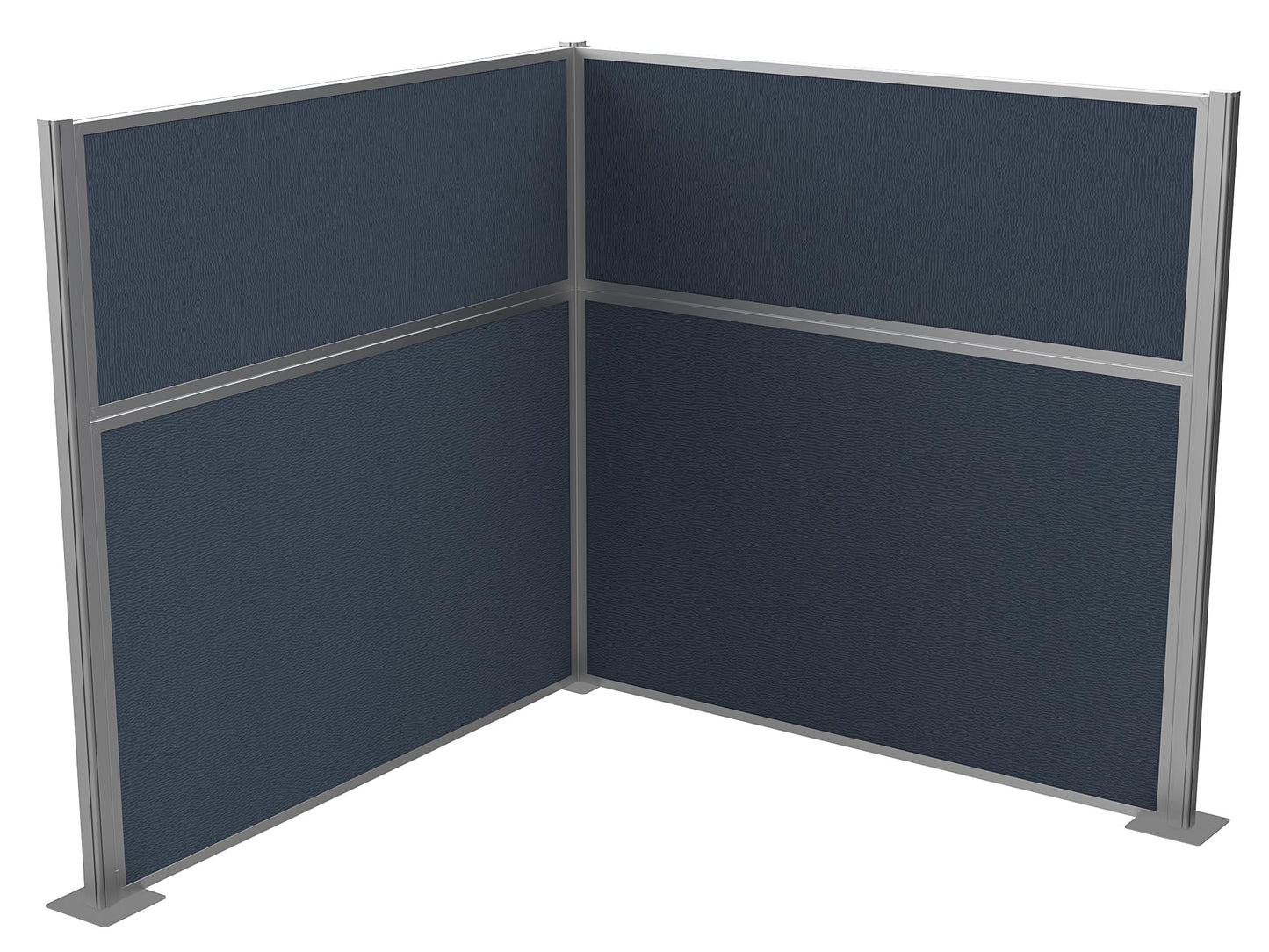 Versare Hush Panel Cubicle Kit | Workstation Partition Walls | Sound Dampening Cubicle Walls | Partitions for Desks