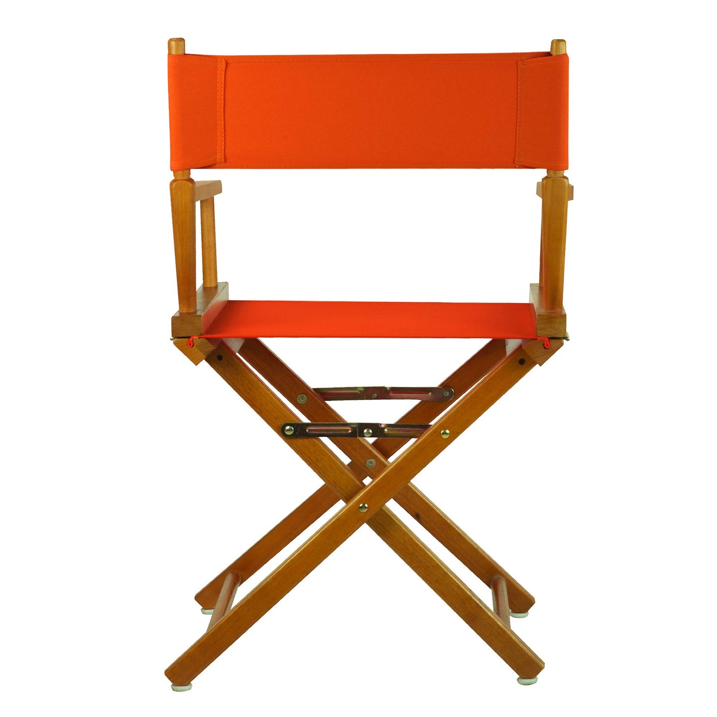 Casual Home 18" Director's Chair Honey Oak Frame with Orange Canvas
