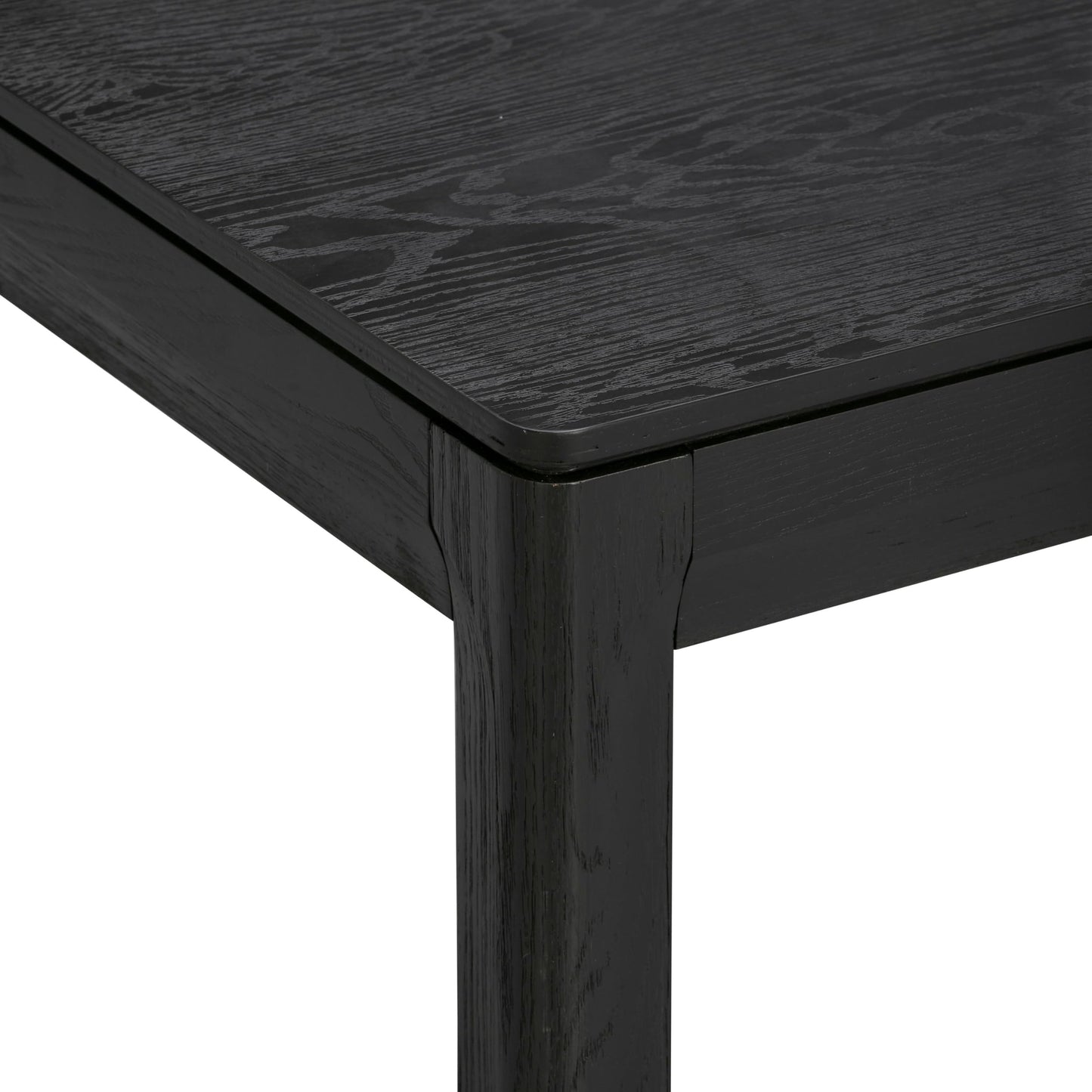NTC Flow Modern Wooden Rectangle Coffee Table with Hidden Drawer – Waterproof & Heat Resistant, Burnt Black