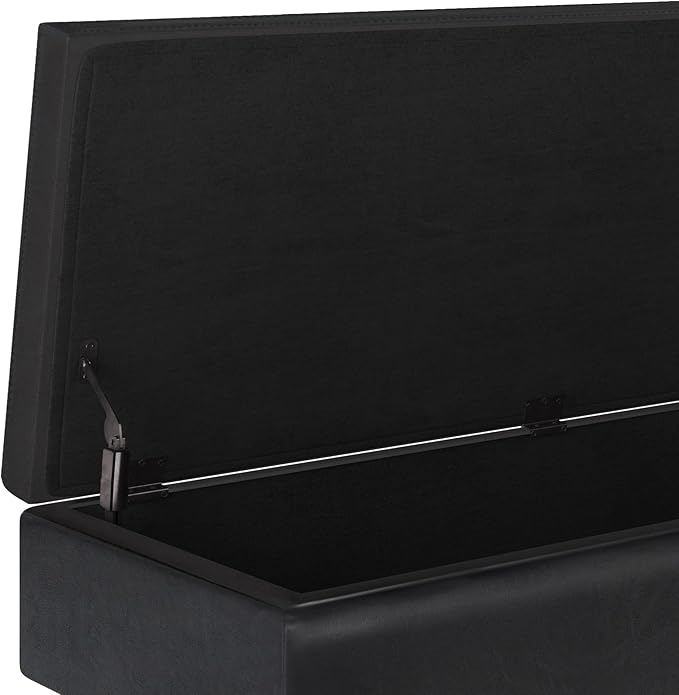 SIMPLIHOME Owen Rectangular Storage Ottoman
