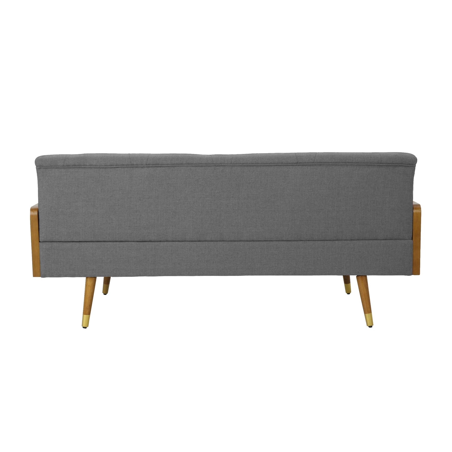 Christopher Knight Home GDFStudio Christopher Knight Home Aidan Mid Century Modern Tufted Fabric Sofa, Gray