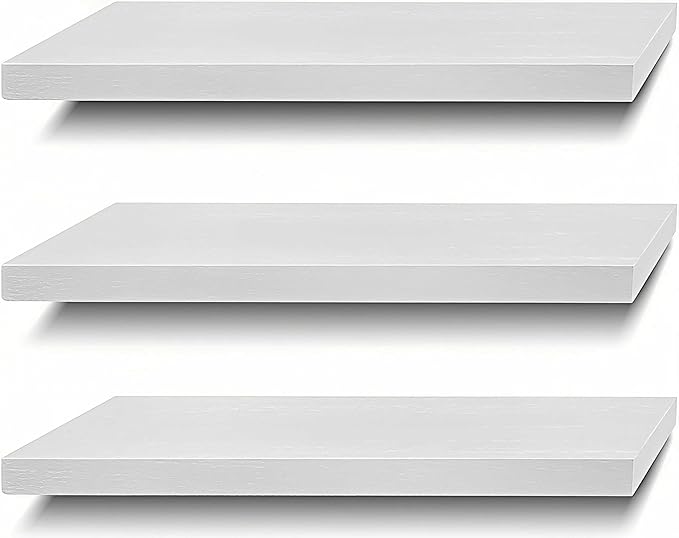 SAUMONIERES Floating Shelves Wall Shelf Solid Wood