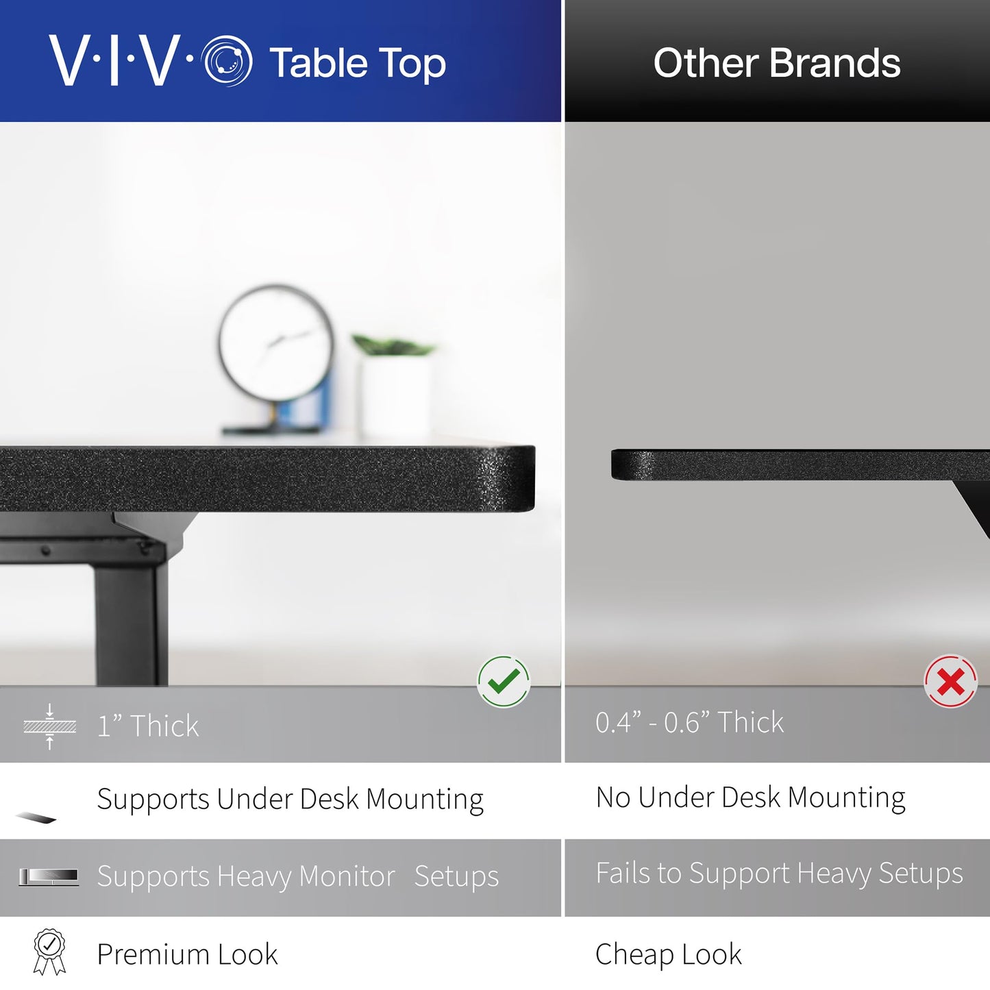 VIVO Universal 71 x 36 inch Table Top for Standard and Sit to Stand Height Adjustable Home and Office Desk Frames, Light Wood Extra-Wide Desktop, DESK-TOP72-36C