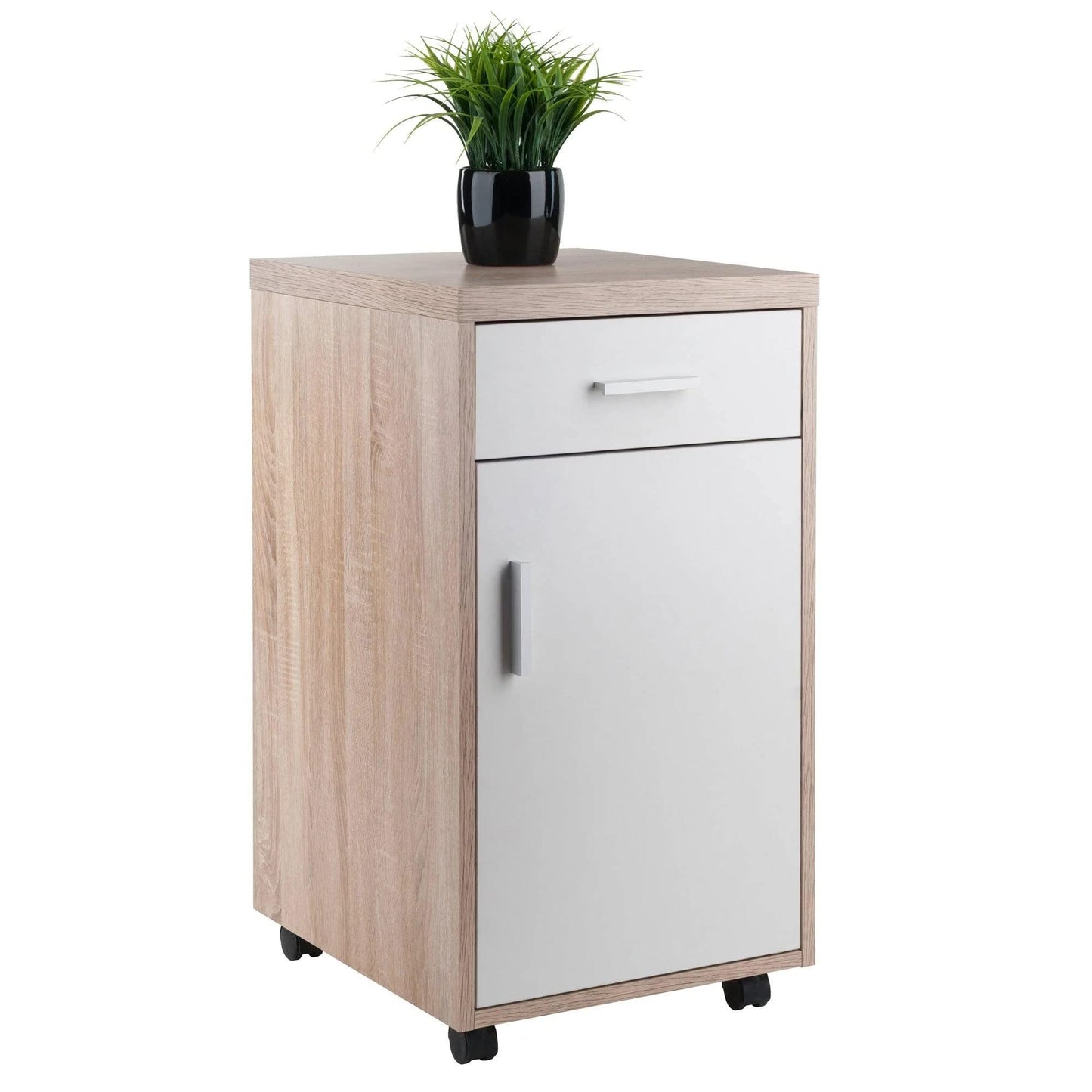 Winsome Wood Kenner Home Office, Reclaimed Wood,White, Large