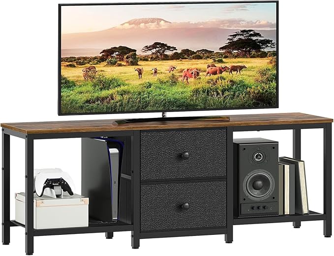 YATINEY TV Stand for TVs up to 55", Entertainment Center