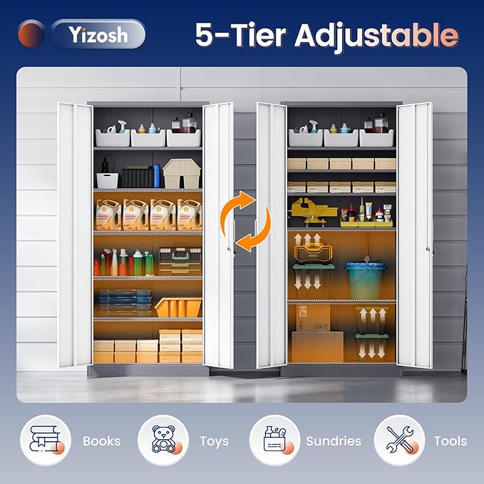 Yizosh Metal Storage Cabinet