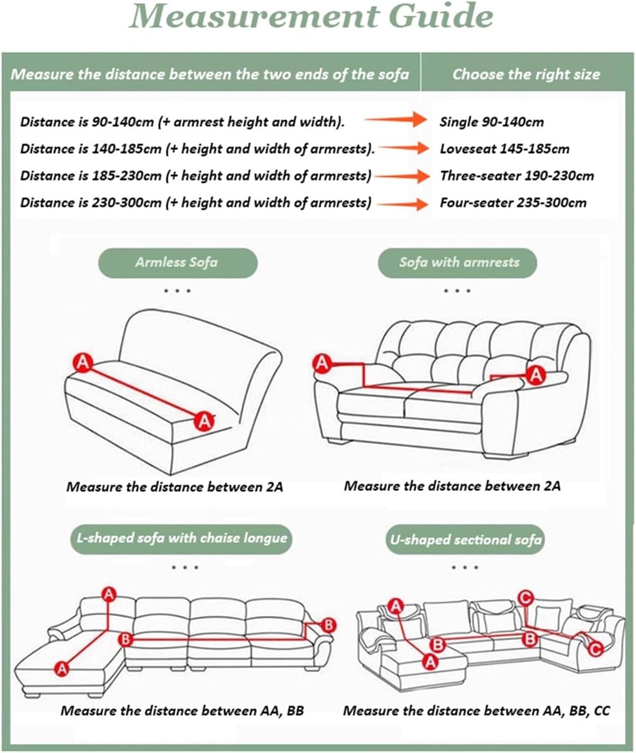JacoJe Stretch Semi Circle Curved Sofa Cover Couch Slipcover, Shaped Semi-Circular Curved Sofa Cover for Living Room, Washable Sectional Couch Slipcover(#1,4 seat [ 92-118 in])