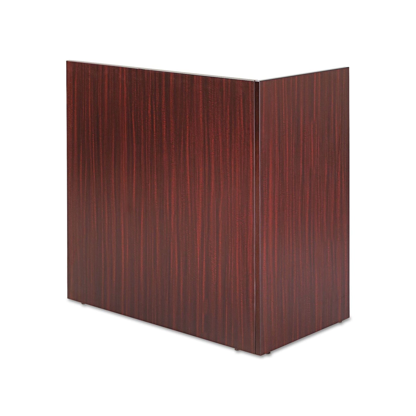 Alera Valencia Reversible Reception Return, 44 x 23-5/8 x 41-1/2-Inch, Mahogany
