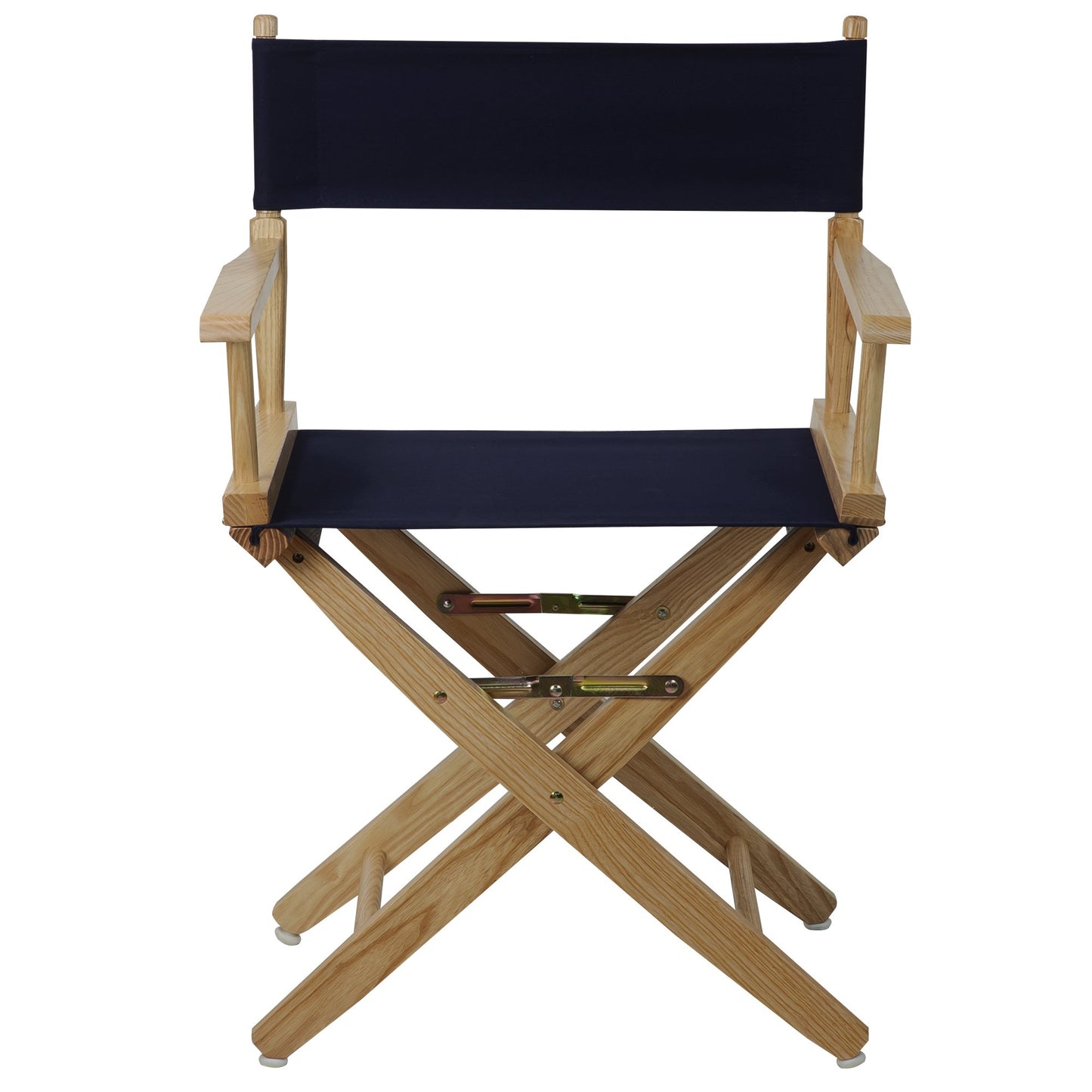 American Trails Extra-Wide Premium 18" Director's Chair Natural Frame with Navy Canvas