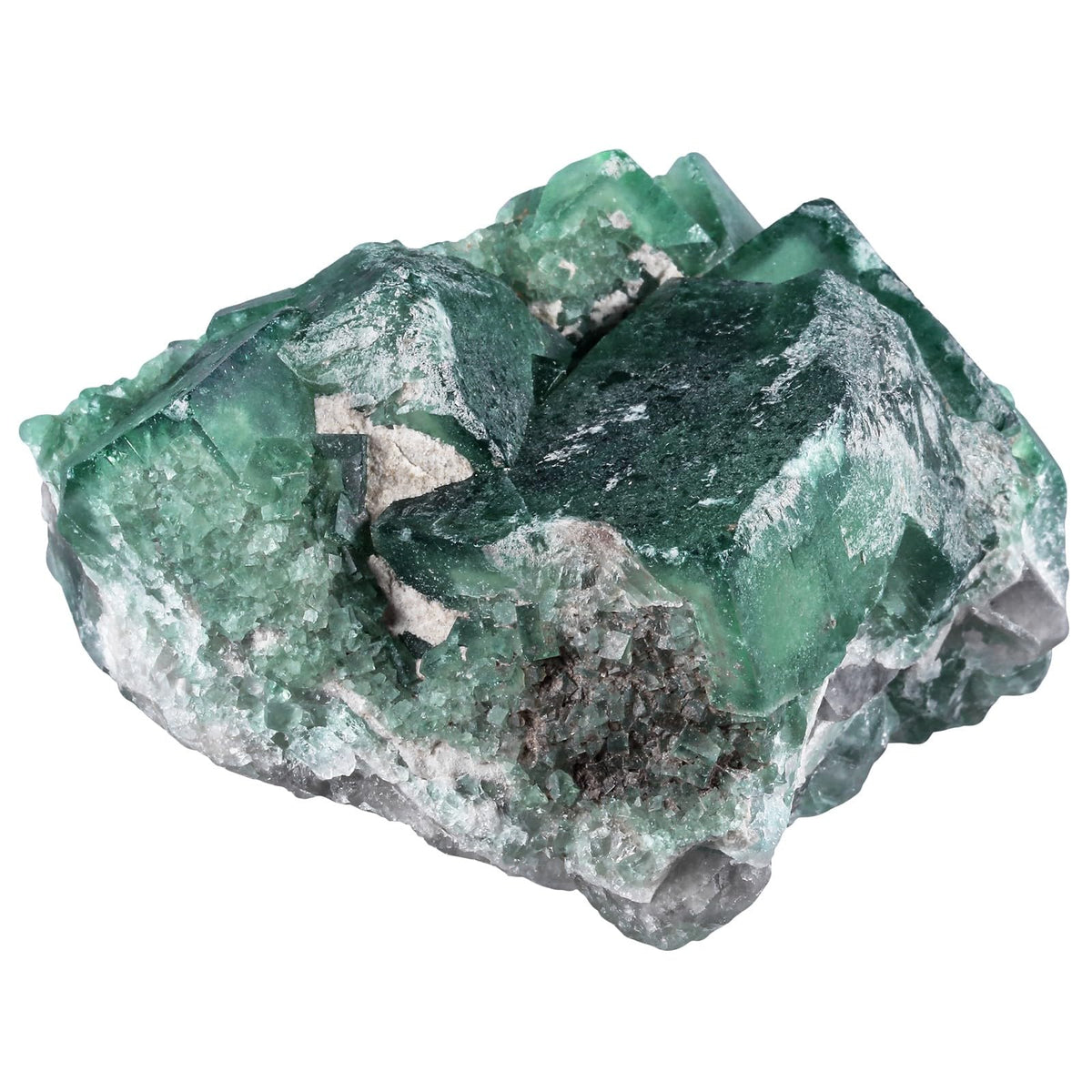 SUNYIK Irregular Fluorite Crystal Cluster Specimen Raw Rough Mineral Quartz Decor for Home Office Healing Anxiety, 45-120mm