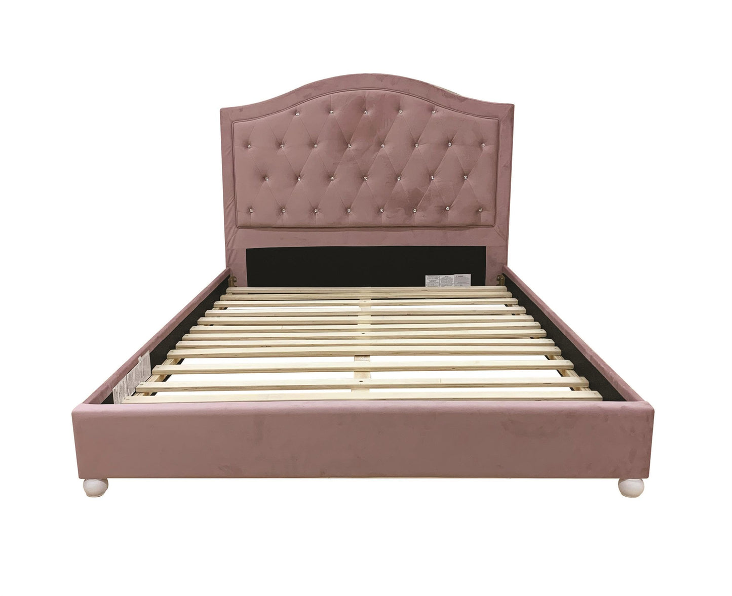 Acme Reggie Full Bed in Pink Fabric