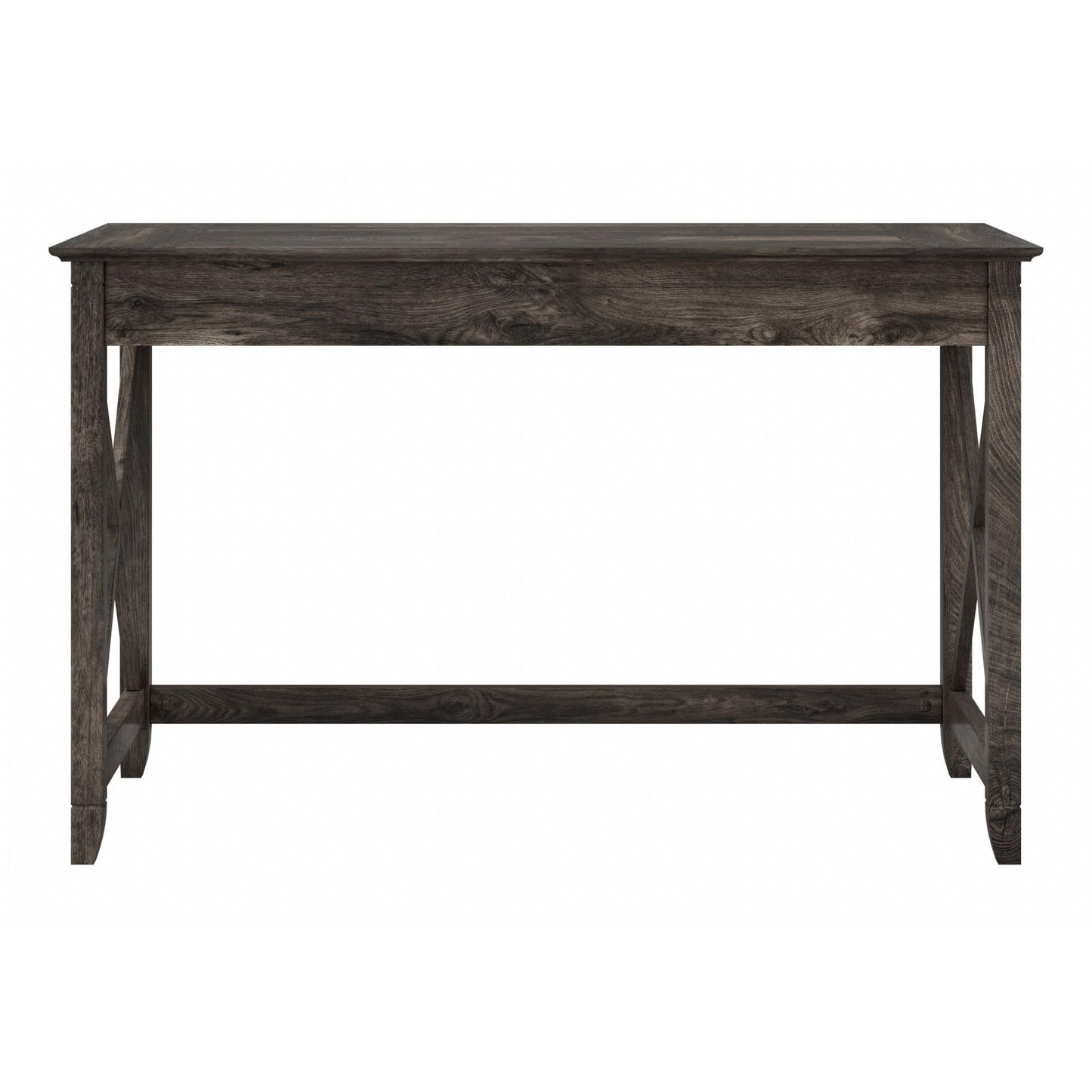 Bush Home Key West 48W Writing Desk in Dark Gray Hickory