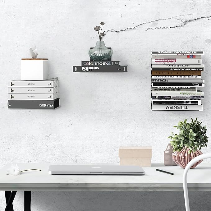 STORAGE MANIAC Floating Book Shelves