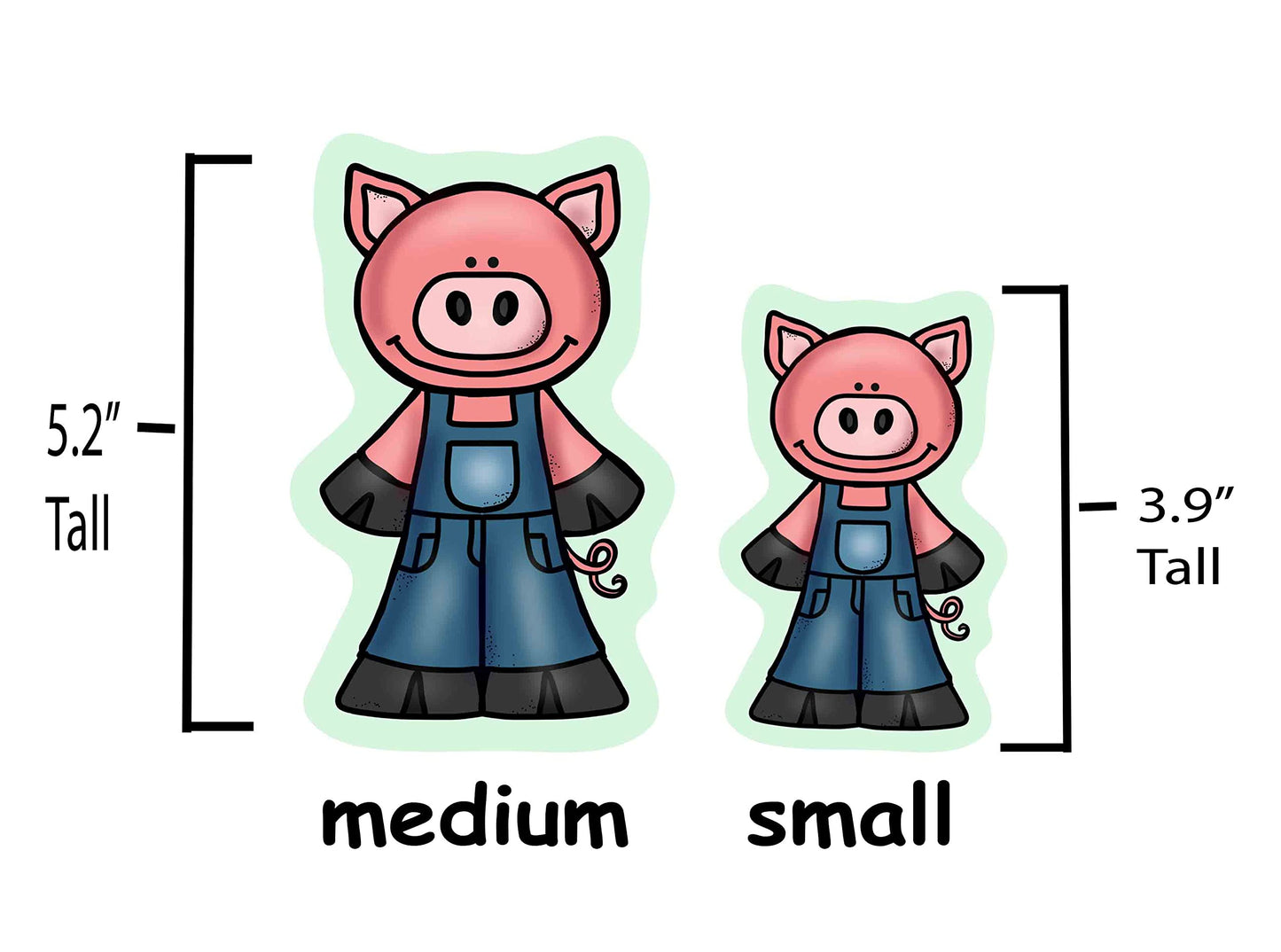 Small Three Little Pigs Story Set Flannel Felt Board Figures 13 Pieces PRECUT Plus Activity Pages Preschool Toddlers (Small)