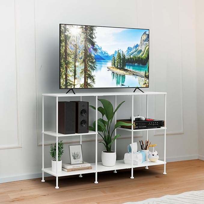 ETELI TV Stand for 50 Inch TV Tall Entertainment Center