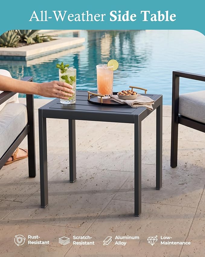 Ciokea Foldable Outdoor Lounge Chair Set of 2