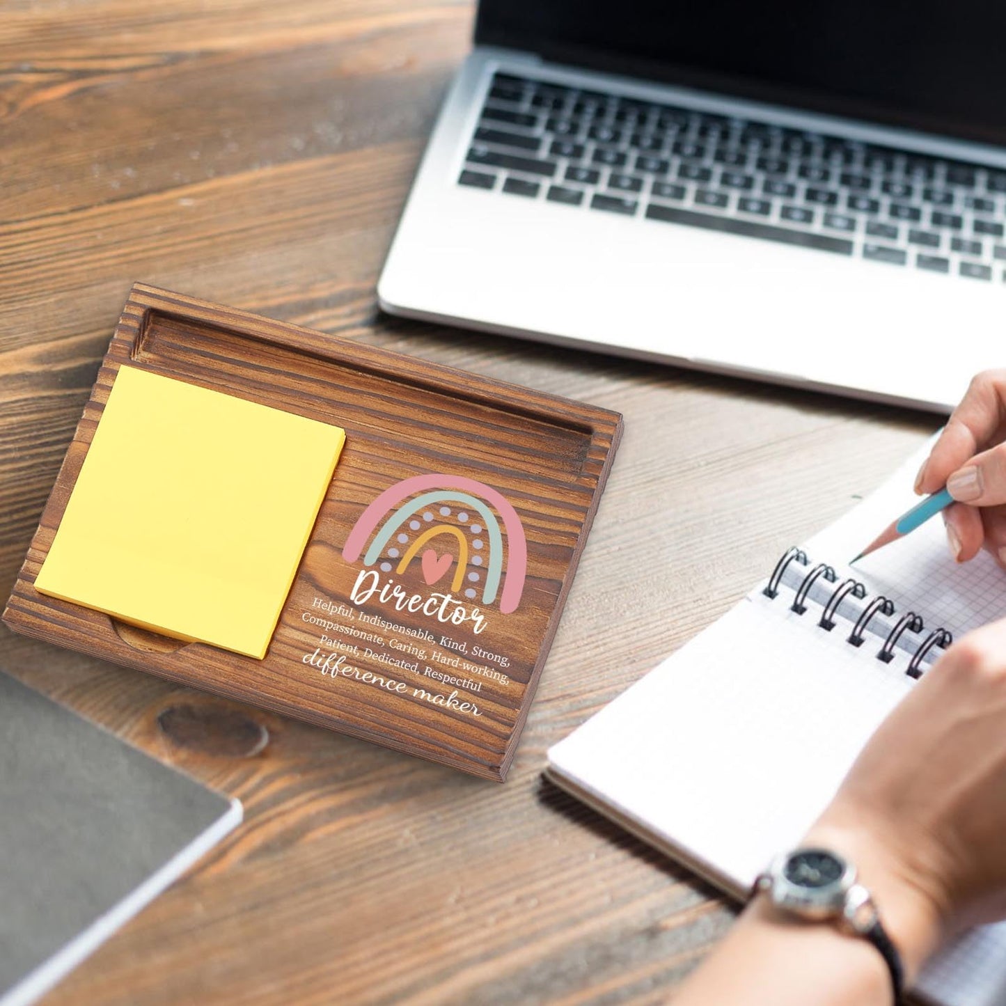 Director Gift Sticky Note Holder, Film School Student Thank You Appreciation Gifts for Director, Phd Graduation Gift Self-Stick Note Pad Holders TZP63