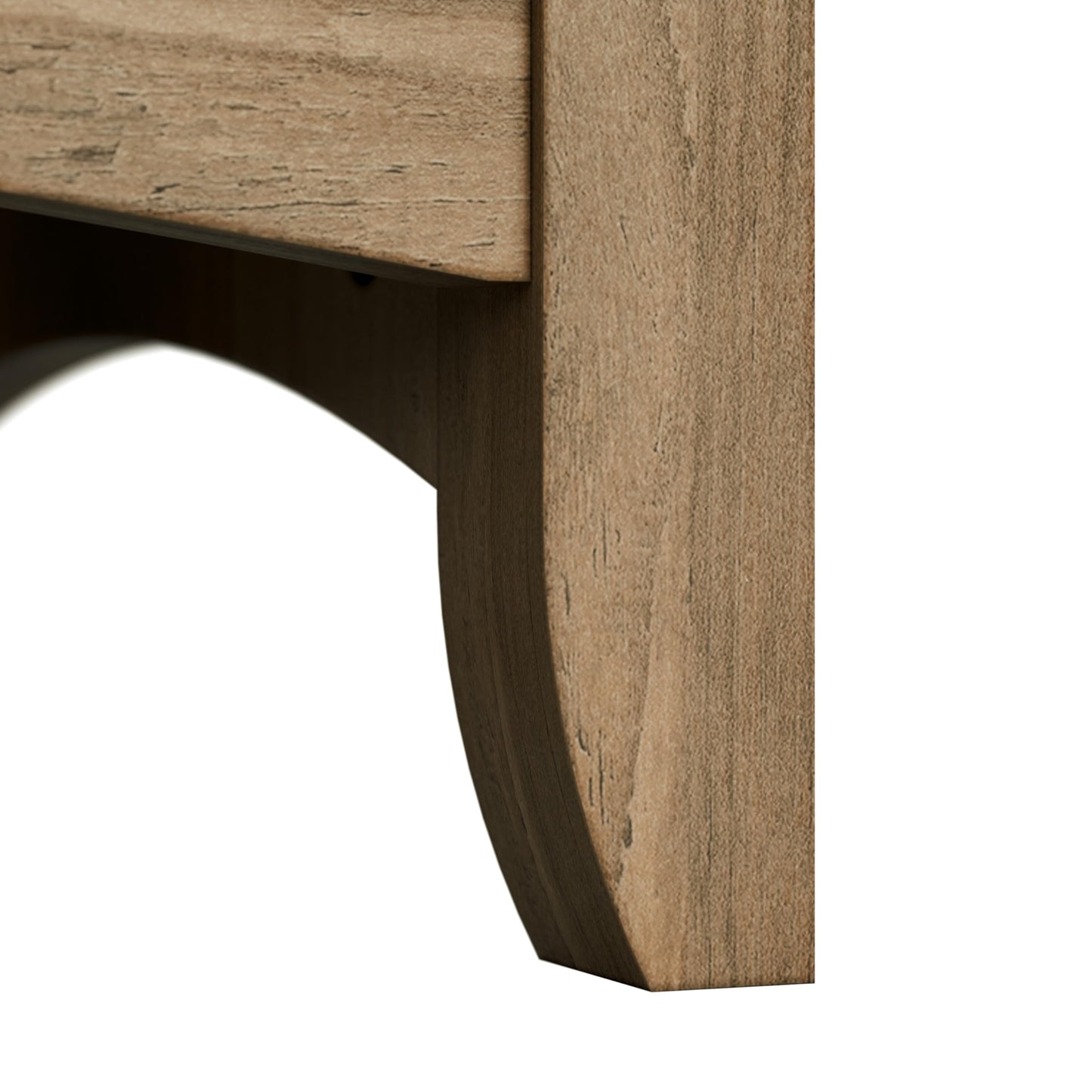 Bush Home L Shaped Desk with Storage for Home Office, Modern Farmhouse Corner Table with Drawers and Cabinets, Salinas Collection, Reclaimed Pine