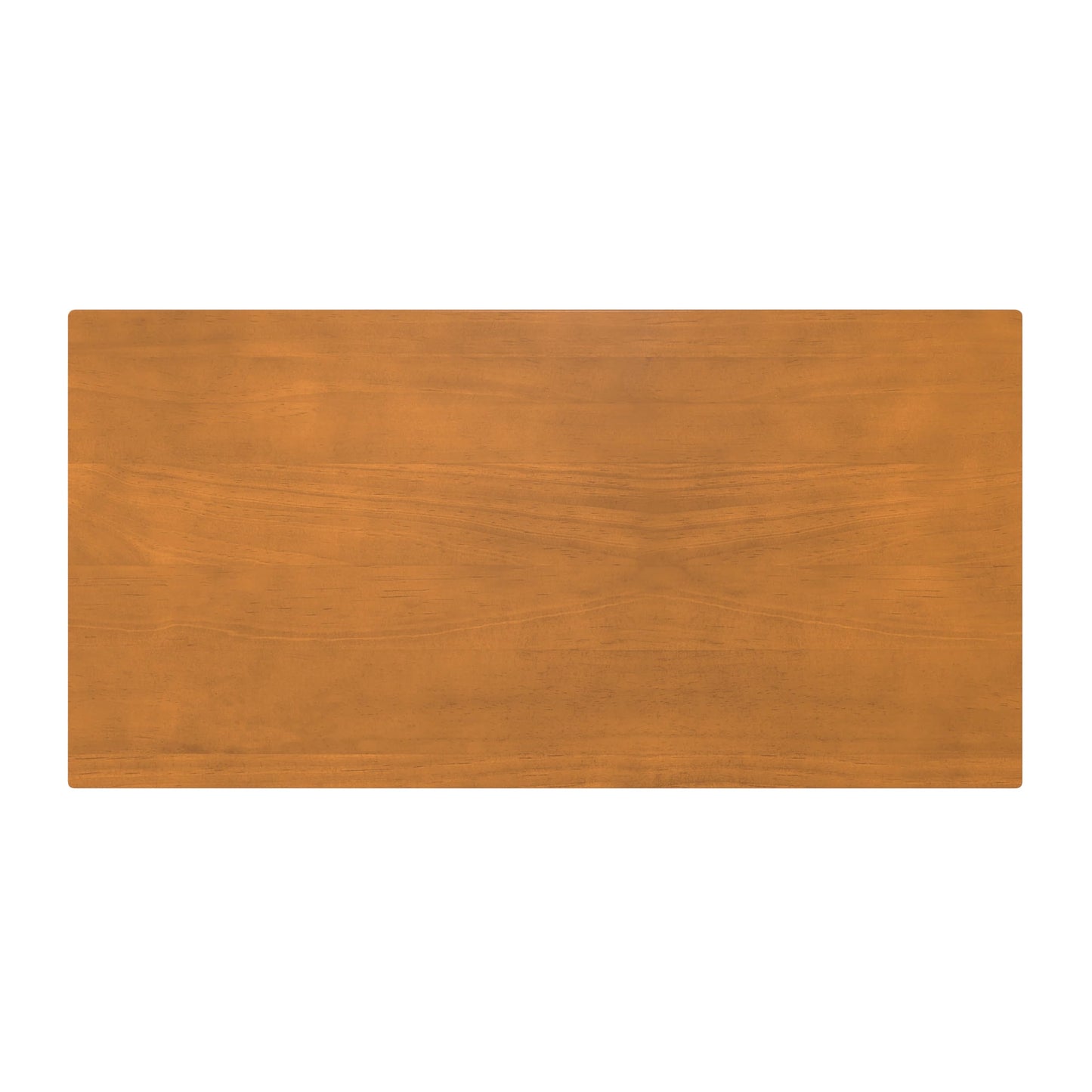 SIMPLIHOME Harper Small Desk - 48 inch Wide Solid Hardwood Writing Desk in Light Golden Brown, Mid-Century Modern Home Office Table for Study or Work with 2 Drawers and Flip-Down Keyboard Tray