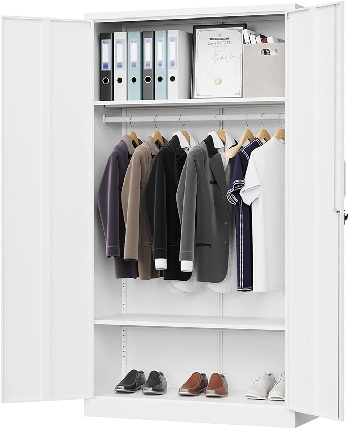 Letaya Metal Wardrobe Cabinets